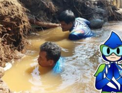 PDAM Makassar Gerak Cepat Perbaiki Pipa Bocor Jalan Perintis