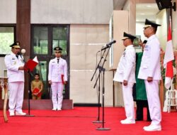 Lantik Pj Bupati Enrekang dan Pj Wali Kota Parepare, Bahtiar: Segera Bekerja dan Bergerak