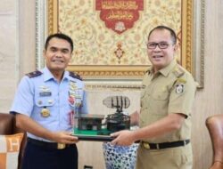 Dankosek II Marsma TNI Feri Yunaldi Pamit ke Danny Pomanto, Harap Bisa Kembali Mengabdi di Makassar