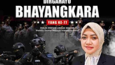 Kadis PU Makassar Ucapkan Selamat HUT Bhayangkara Ke-77, Ini Harapannya