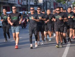 Pangdam Hasanuddin Lari Pagi Bareng PJU, Tempuh Rute 7 Km