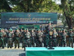 Kodam XIV/Hsn Kerahkan 16.845 Prajurit Kawal Pemilu, Dibekali Buku Saku Untuk Optimalkan Tugas 