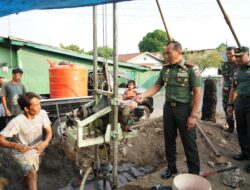 Gerak Cepat Kodam XIV/Hsn-Pemprov Sulsel Atasi Kesulitan Air, 60 Sumur Bor Dihadirkan di 19 Lokasi