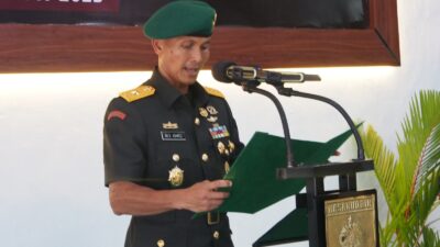 Kasdam XIV/Hsn Pimpin Penerimaan 12 Pamen Sebagai Warga Baru Kodam XIV/Hsn