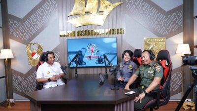 Pangdam XIV/Hsn “Ngehost” di Sultan Hasanuddin Podcast, Pj Gubernur Sulsel Jadi Narsum