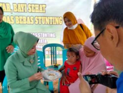 Tekan Angka Stunting, Persit Kodim Gowa Edukasi Keluarga Beresiko Stunting
