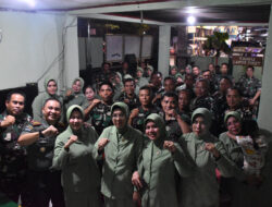 Dandim 1408/Mks Kunjungi Koramil Panakkukang: Jaga Kekompakan dan Sayangi Keluarga