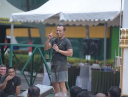 Olahraga Bersama Personel Kesdam dan RS Pelamonia, Pangdam XIV/Hsn: Berikan Pelayanan Tulus dan Ikhlas 