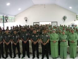 Silaturrahmi Danrem 141/Tp ke Kodim 1409/Gowa, Beri Pengarahan Hingga  Bagikan Sembako 