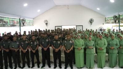 Silaturrahmi Danrem 141/Tp ke Kodim 1409/Gowa, Beri Pengarahan Hingga  Bagikan Sembako 