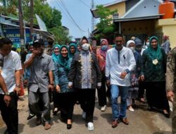 Indira Jusuf Ismail Tinjau Lorong PKK di Kecamatan Manggala