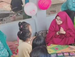 Cara PKK Manggala Layani Warga, Hadirkan Posyandu Ceria dengan Pendongen dan Tempat Bermain