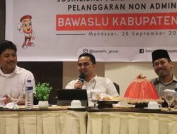 Untuk Samakan Persepsi, Bawaslu Gowa Gelar Sosialisasi Peraturan Bawaslu