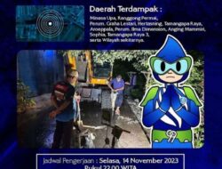 Pipa di Inspeksi Kanal Bocor, PDAM Makassar Pastikan Perbaikan Dalam 1×24 Jam