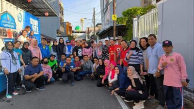 Hari Guru Nasional, Plt Camat Makassar Hadiri Senam Bersama
