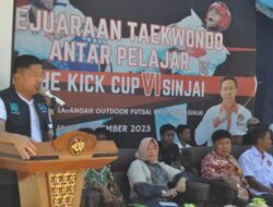 Kejuaraan Taekwondo Antar Pelajar Diikuti 186 Atlet dari 4 Kabupaten/Kota