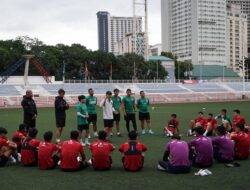 Jelang Lawan Filipina, Skuad Garuda Gelar Latihan Perdana
