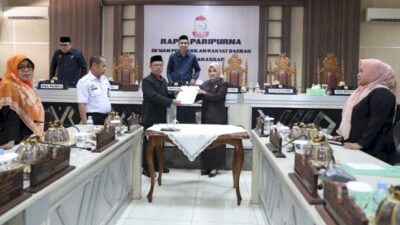 DPRD Makassar Sahkan 4 Ranperda, Ini Tanggapan Asisten III Pemkot