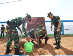 Lestarikan Lingkungan dengan Penghijauan, Kodim 1408/Mks Tanam Ratusan Pohon 