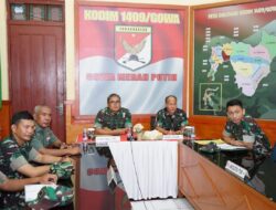 Mabesad Turunkan Tim Pengawasan, Cek Kesiapan Kodim 1409/Gowa Amankan Pemilu 2024