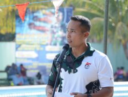 Peringati HUT TNI AD Ke-78, Danrindam XIV/Hsn Lombakan Kemampuan Renang Ratusan Pelajar