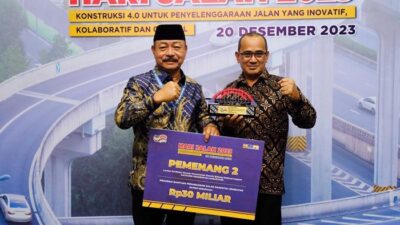 Gowa Terbaik Kedua Nasional Lomba Penilaian Kebinamargaan Kementerian PUPR