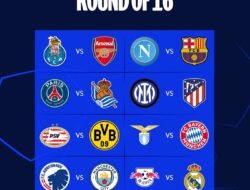 Hasil Drawing Babak 16 Besar Liga Champions, Ada Napoli vs Barcelona