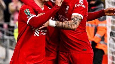 Piala Liga Inggris: Bantai West Ham 5-1, Liverpool Lolos ke Semifinal