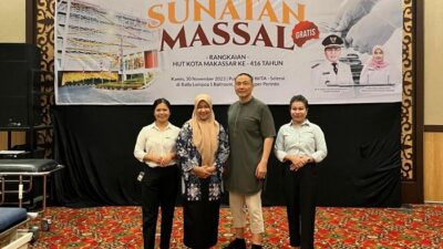 Hotel Harper Perintis Makassar Bekerjasama Dinkes Makassar Gelar Sunatan Massal Gratis