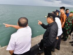 Kunjungi Takalar, Pj Gubernur Tinjau Stasiun Pasang Surut Air Laut Pendeteksi Dini Tsunami