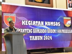 Kodim 1408/Mks Bekali Ratusan Banteng Komando, Begini Pengarahan Dandim Makassar