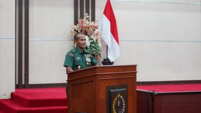 Wakili Pangdam, Kasdam XIV/Hasanuddin Hadiri Deklarasi Pemilu Damai