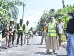 Mengawali Tahun 2024, Indah Tinjau Peningkatan Ruas Makumpa-Sassa