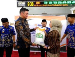 Pemkab Gowa dan Bulog Mulai Salurkan Bantuan Cadangan Pangan Beras