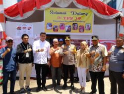 Bupati Gowa Dampingi Pj Gubernur Sulsel Tinjau Proses Pencoblosan di TPS