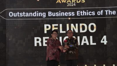 CNN Indonesia Awards 2024, Pelindo Raih “Outstanding Business Ethics of The Year”
