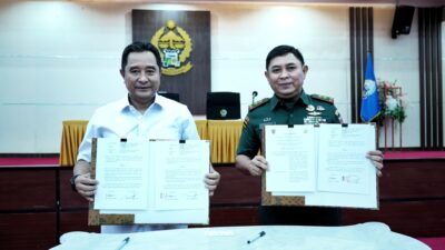 Berkolaborasi Sejahterakan Masyarakat, Pangdam XIV/Hsn dan Pj Gubernur Sulsel Teken MoU