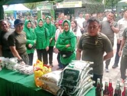 Persit Hasanuddin Gelar Pasar Ramadhan, Ribuan Paket Sembako Dijual Murah