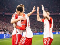 Harry Kanne Cetak 2 Gol, Bayern Muenchen Melaju ke Perempat Final Liga Champions