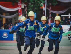 Membanggakan! Damkar Makassar Raih Juara 1 Hose Laying dan Juara II Ladder Pitching