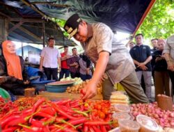 Pj Sekda Gowa Dampingi Pj Gubernur Pantau Harga dan Stok Pangan di Pasar Minasa Maupa