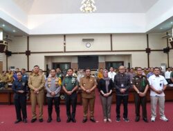 Pangdam XIV/Hasanuddin Ikuti Rakor HBKN dan Penandatanganan NPHD Pengamanan Pilkada Serentak 2024