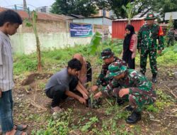 Upaya Jaga Lingkungan, Personel Koramil 1408-09/Tamalate Karbak Tanam Pohon