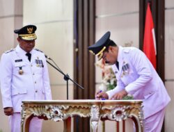 Lantik Ahmadi Akil jadi Pj Bupati Pinrang, Bahtiar: Besok Langsung Kerja