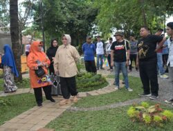 Indira Yusuf Tinjau Persiapan Lokasi Lomba Kelurahan Terpadu di Manggala