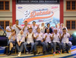 Hadiri Reuni 2 Dekade SMADA 2004 Makassar, Adnan Ingat Memori 20 Tahun Lalu