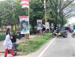 Cara SDN Katokkoan Lutra Sambut HUT RI: Pajang Potret Pahlawan di Jalan