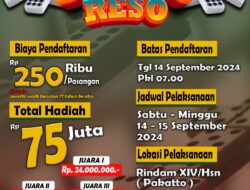 Rindam XIV/Hsn Gelar Turnamen Domino Reso, Total Hadiah Rp75 Juta 