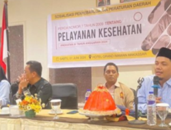 Kasrudi Gelar Sosialisasi Perda Tentang Pelayanan Kesehatan di Kota Makassar