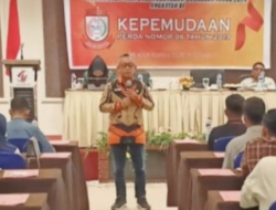 Gelar Sosialisasi Perda Tentang Kepemudaan, Muchlis Misbah Gandeng Dua Narsum